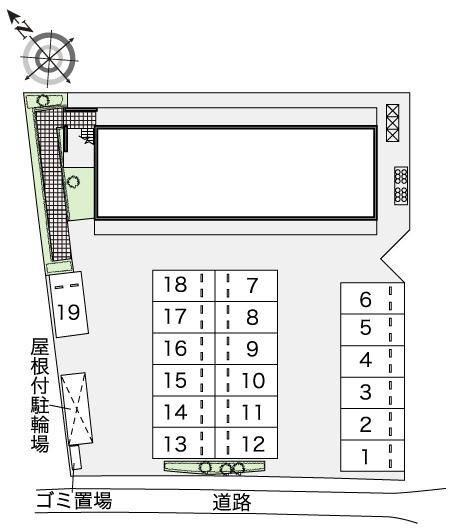 レユール樹(46336)の駐車配置図
