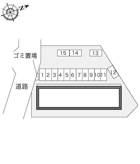 さくら０４(21045)の駐車配置図