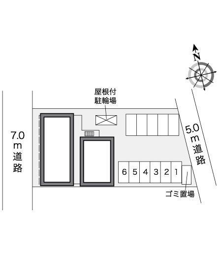 ファーレⅤ(27275)の駐車配置図