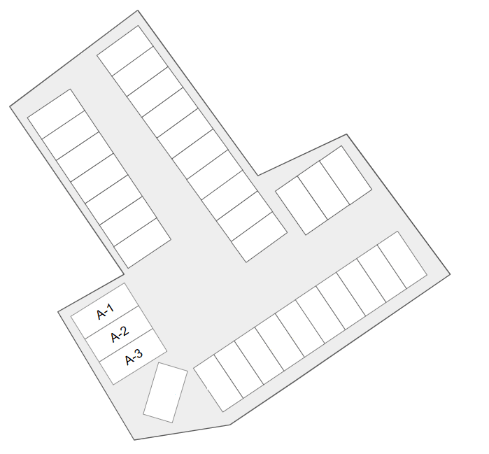 石岡駅前第５の駐車配置図