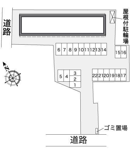 ボヌール　パストラル(36683)の駐車配置図