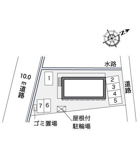 シェーン(36286)の駐車配置図
