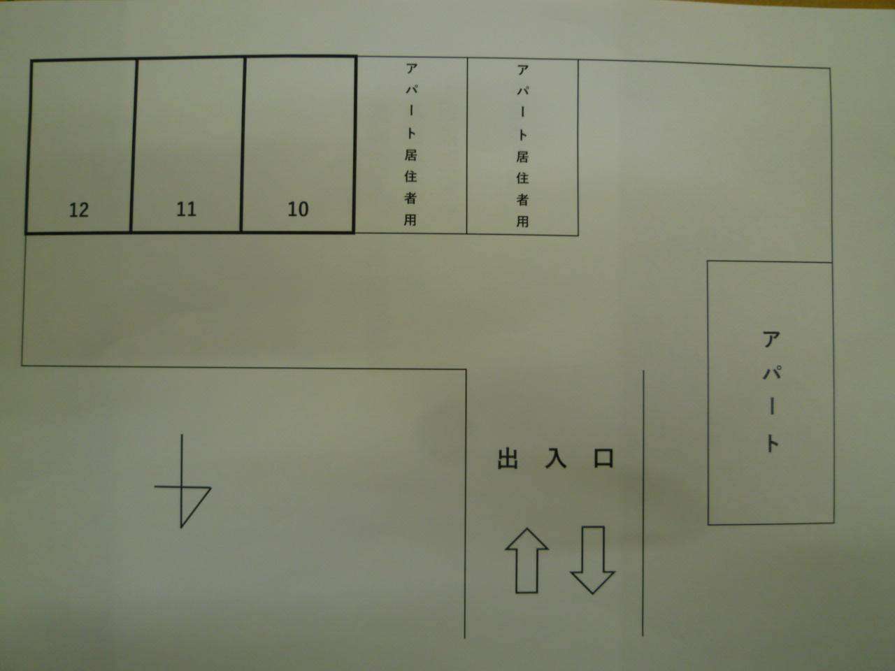 JA東大和－２０の駐車配置図