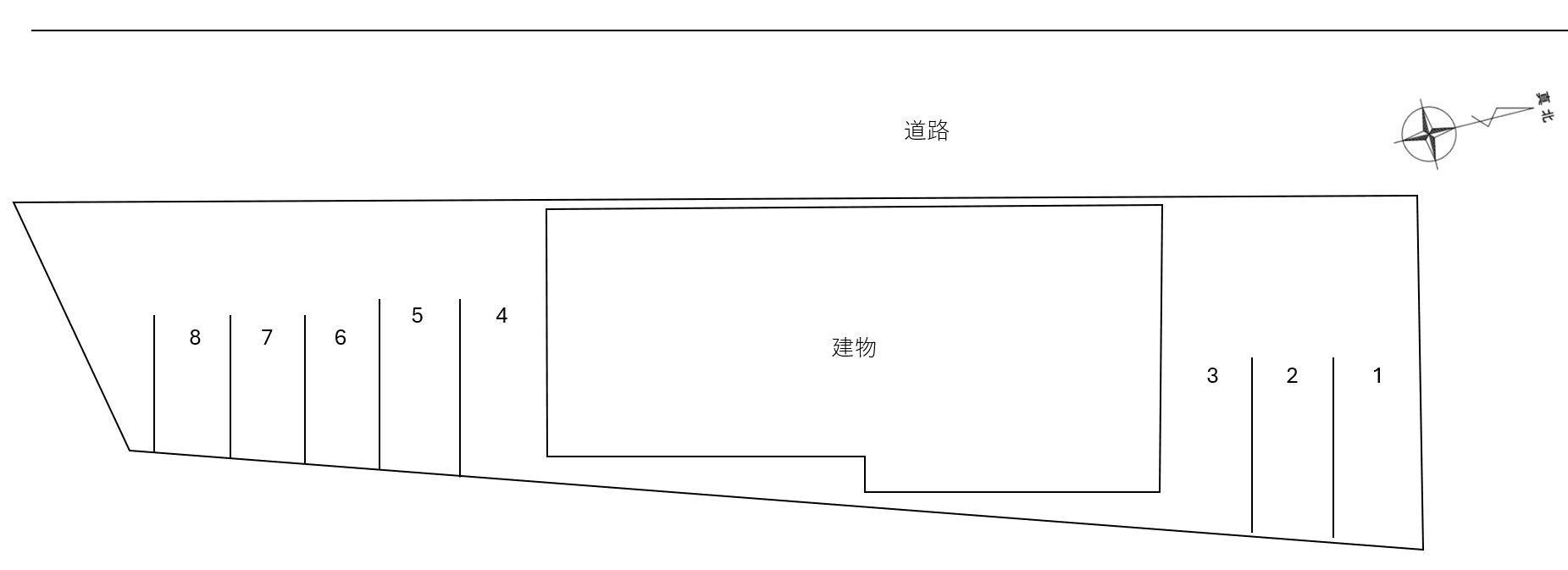 Prive装束(入居者専用)の駐車配置図