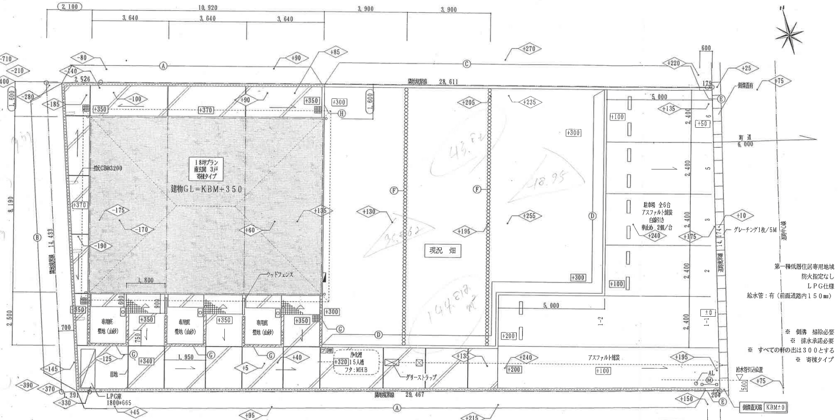 ＤＵＰＬＥＸパーシモンの駐車配置図