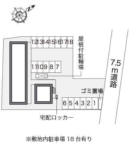 ベッラハピア(24786)の駐車配置図