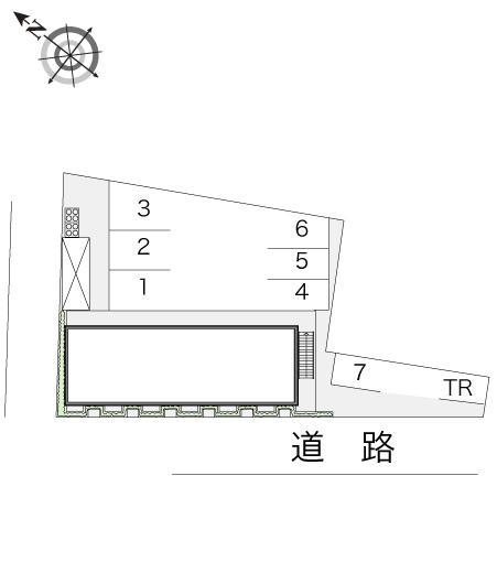 松浦(13308)の駐車配置図