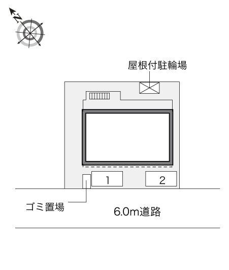 リトルガーデン(34281)の駐車配置図
