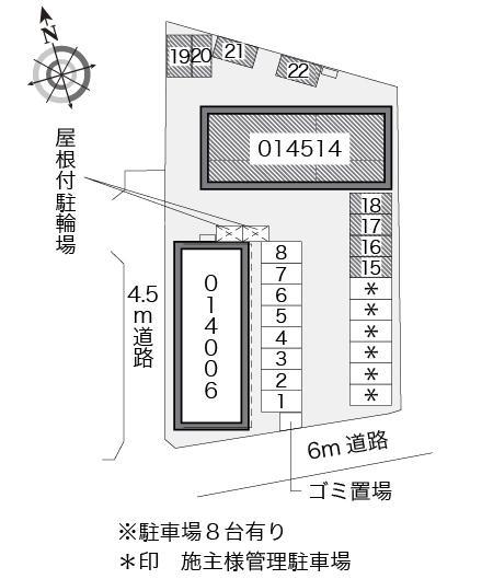 アルファビアⅡ(14514)の駐車配置図