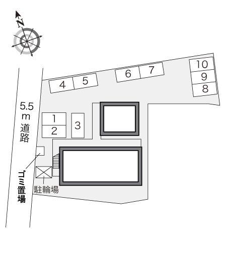 アイビー(24370)の駐車配置図