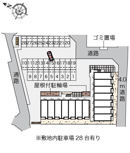 ミランダＵＮＯ(57446)の駐車配置図