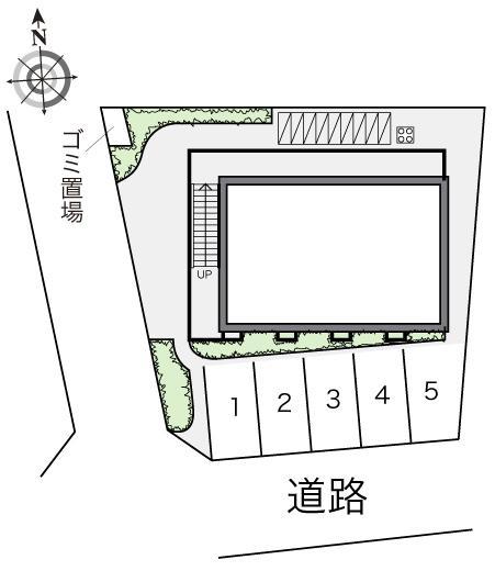 プラムＩ(13545)の駐車配置図