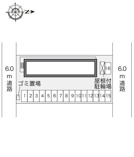 レスポワール(28569)の駐車配置図