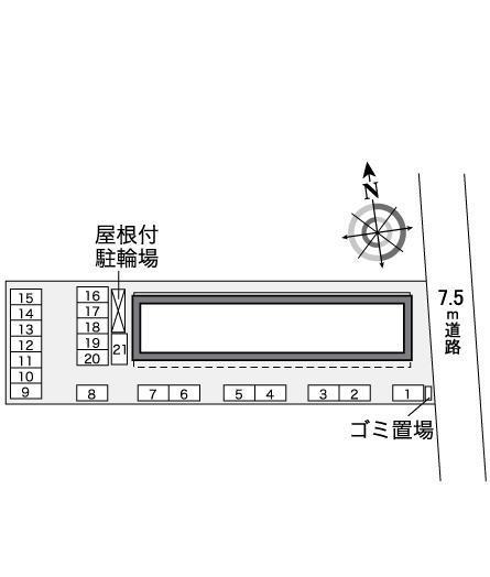 シーサイドパレス(30034)の駐車配置図