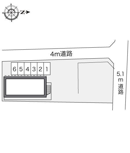 クレスト原宿(19215)の駐車配置図