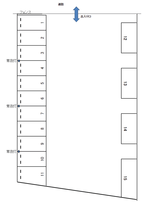 000211の駐車配置図