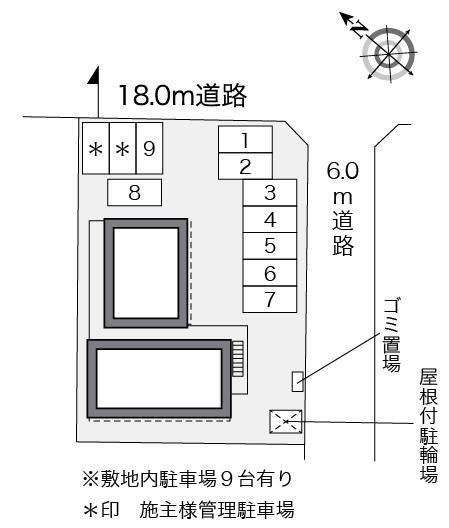 ＮＯＮＡ(35727)の駐車配置図
