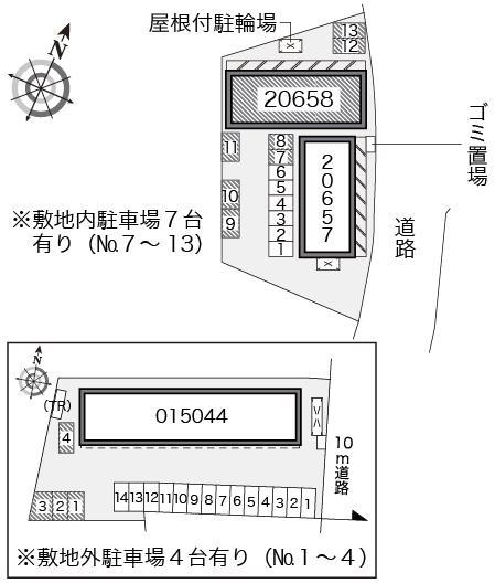 延久Ⅳ(20658)の駐車配置図