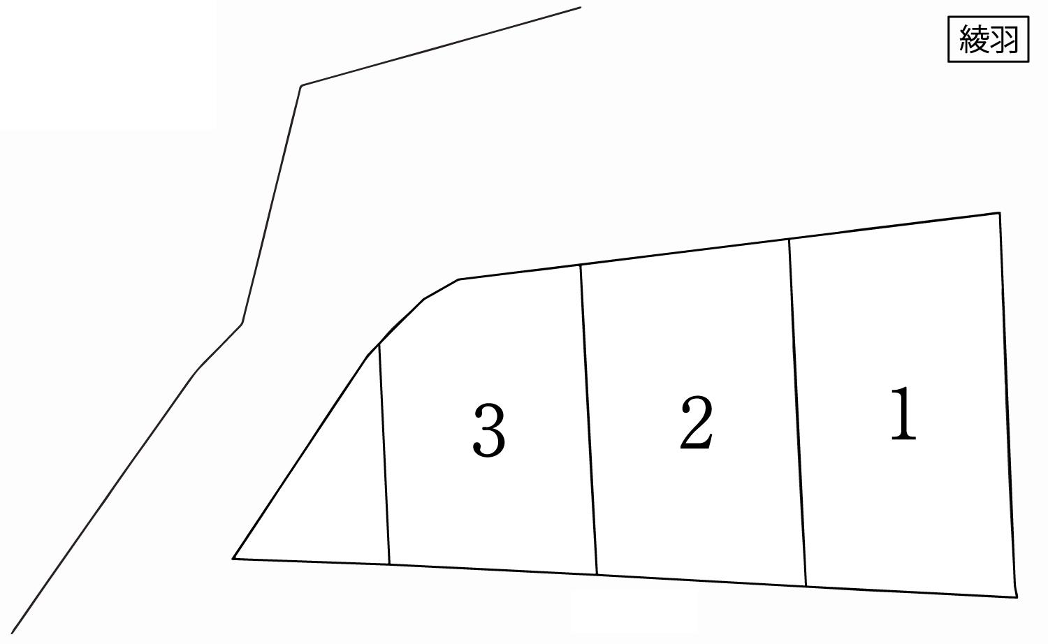 綾羽センターパークの駐車配置図