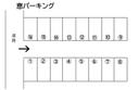 恵パーキングの駐車場