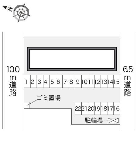 ウトナイ(24005)の駐車配置図