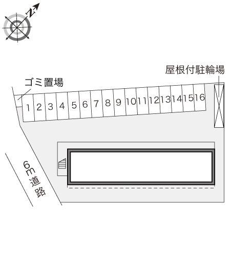 フロンティア(16566)の駐車配置図