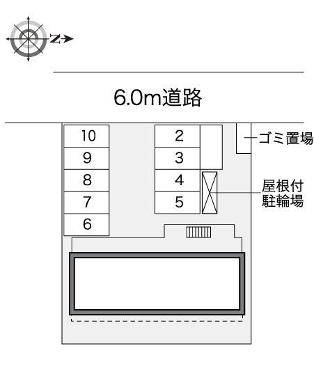 Ｋ(30335)の駐車配置図