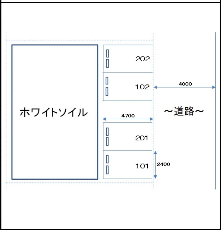 ホワイトソイルの駐車配置図