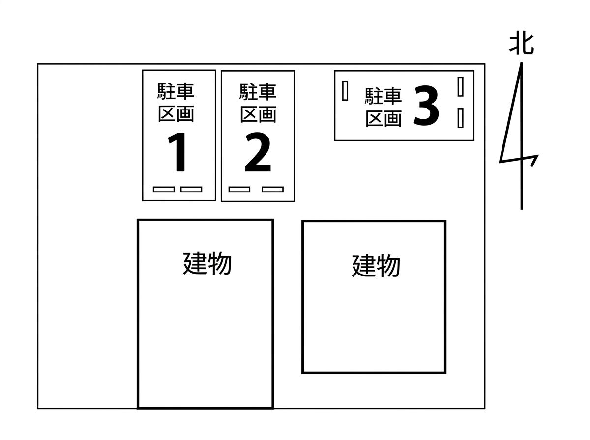 ラフォンターナ都立家政駐車場の駐車配置図