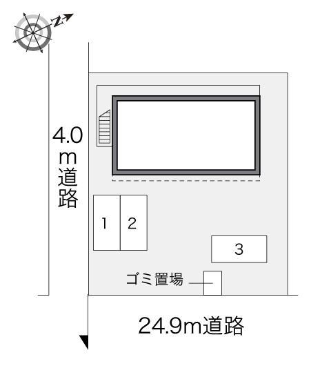 ＭＯＡＮＡ(22802)の駐車配置図