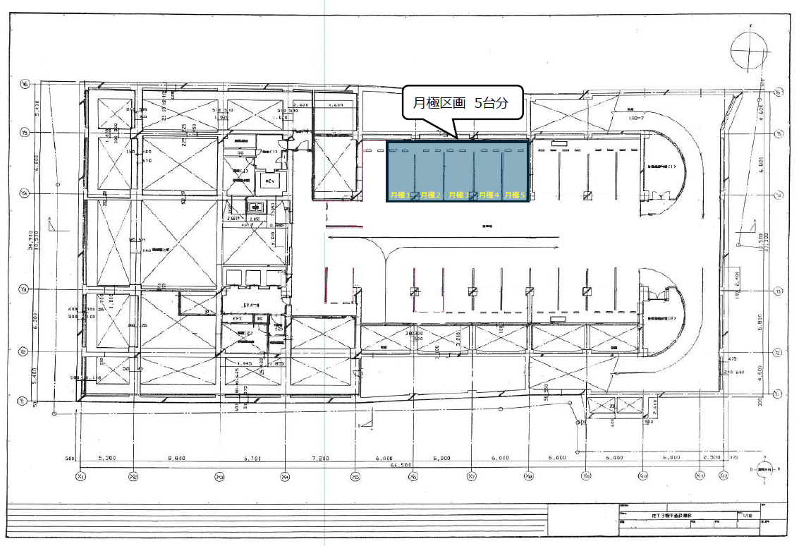 ホテルルポール麹町駐車場の駐車配置図