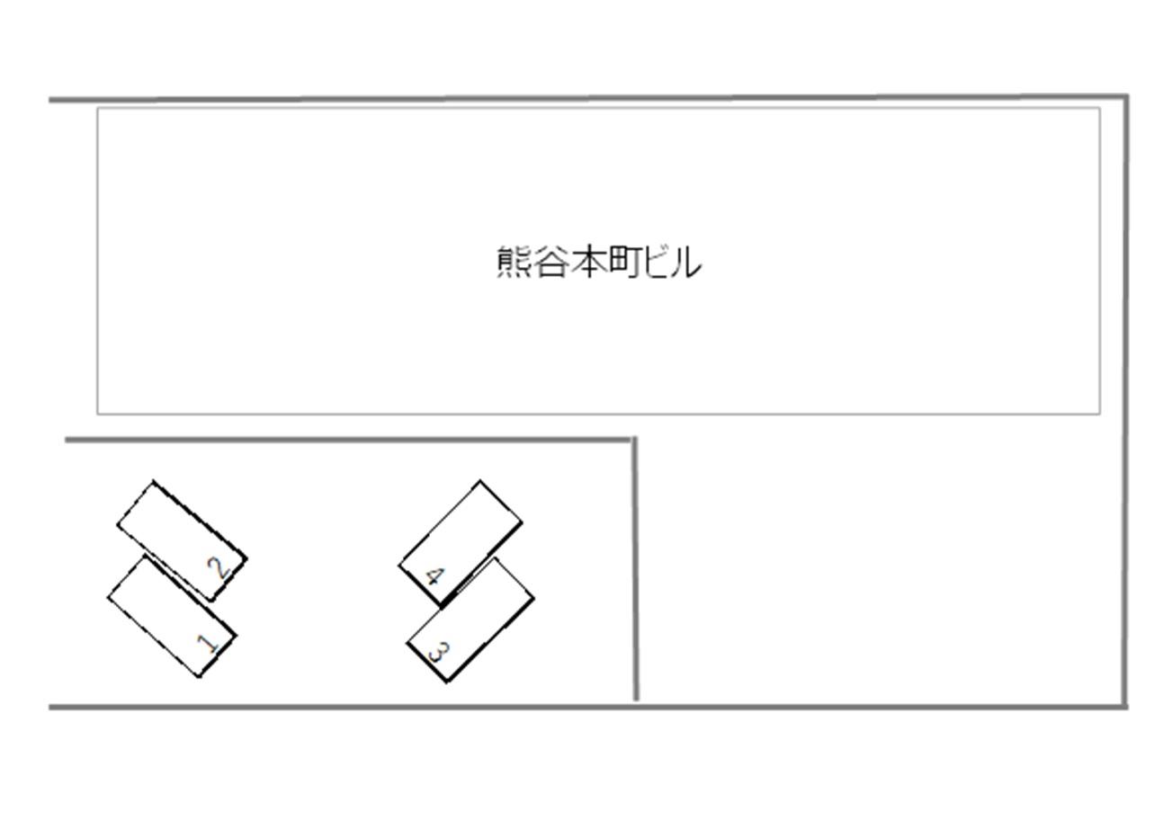 熊谷駐車場の駐車配置図