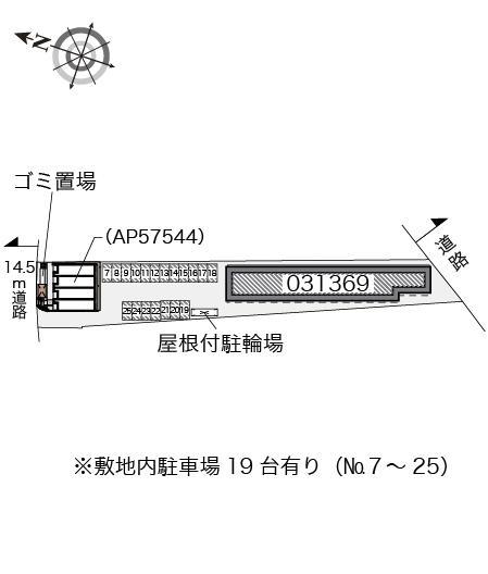 前浜(31369)の駐車配置図