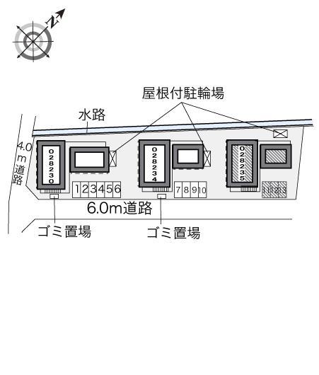 エキノックスＣ(28235)の駐車配置図