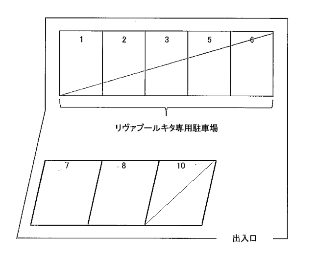 ＮＯ．１８０の駐車配置図