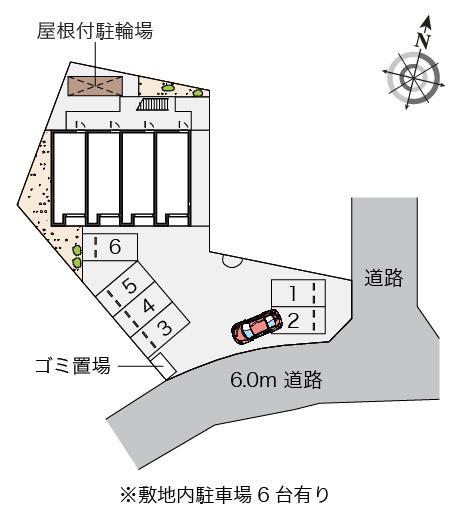 カーサ　リヴェール(54383)の駐車配置図