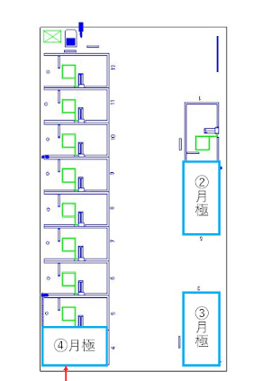 葵第８の駐車配置図