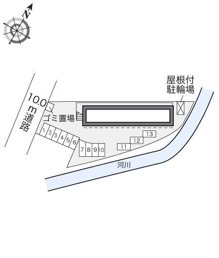 南小倉(23795)の駐車配置図