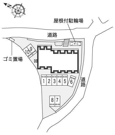 長畑(52113)の駐車配置図