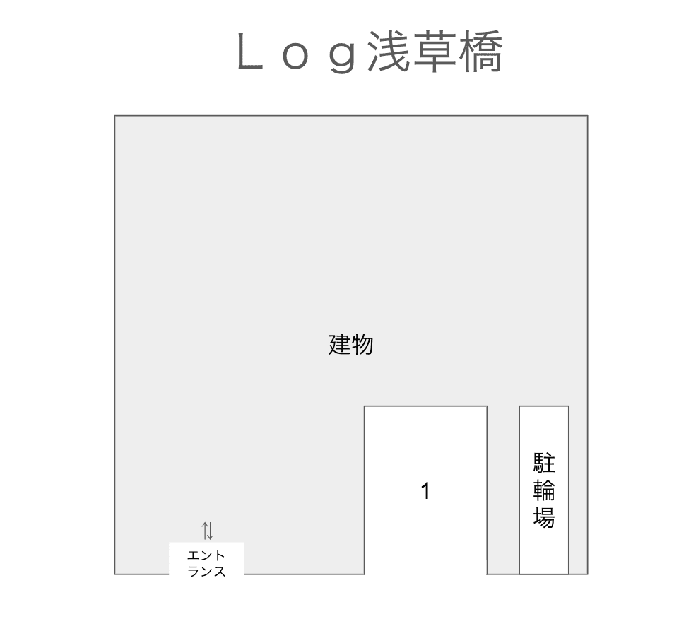 Ｌｏｇ浅草橋の駐車配置図