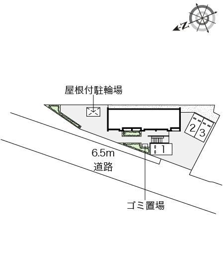 クレイノ鴛鴨(55799)の駐車配置図