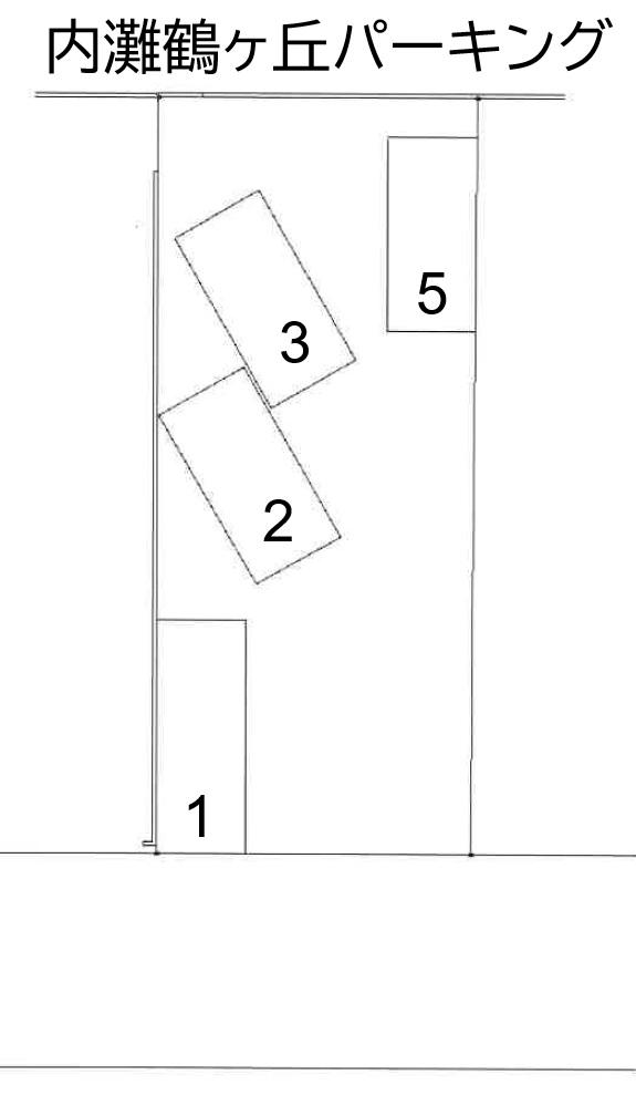 内灘鶴ヶ丘パーキングの駐車配置図
