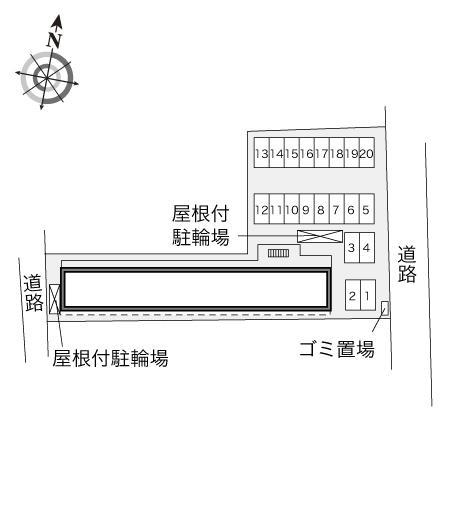 天津風(31437)の駐車配置図