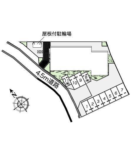 Ｓｔａｇｅ　Ａ　Ⅱ(37471)の駐車配置図