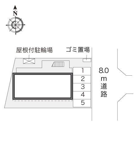 ウィッシュ陣中(24962)の駐車配置図