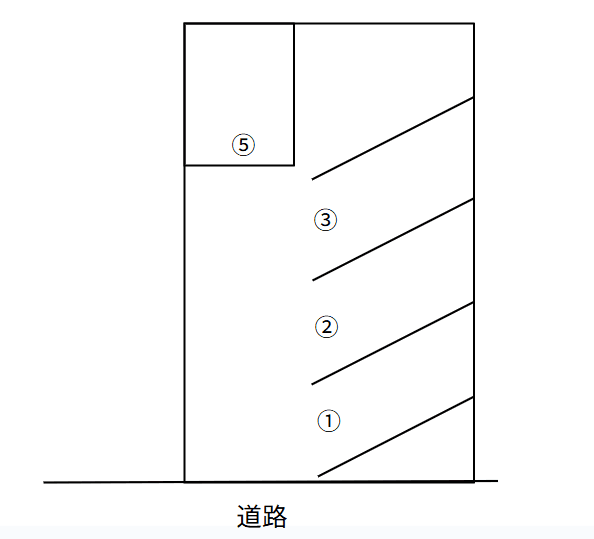 カメイパーキングの駐車配置図