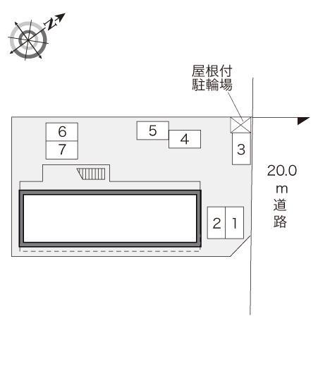 コミュニティ(22807)の駐車配置図