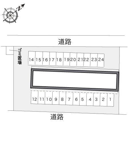 ＳＵＮＮＹ　ＶＩＬＬＡＧＥ(10918)の駐車配置図