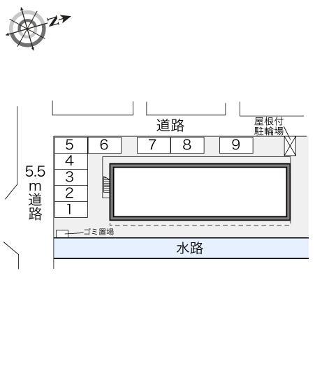 クリアコート城東(23709)の駐車配置図
