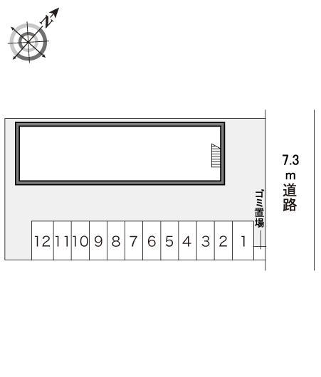 ａｙｅ．Ⅰ(16583)の駐車配置図